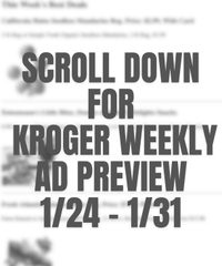 Kroger Weekly Ad Preview 24th – 30th January 2024 page 1 thumbnail