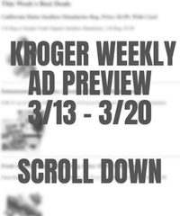 Kroger Weekly Ad Preview 13th – 20th March 2024 page 1 thumbnail