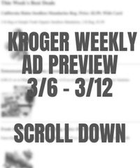 Kroger Weekly Ad Preview 6th – 12th March 2024 page 1 thumbnail