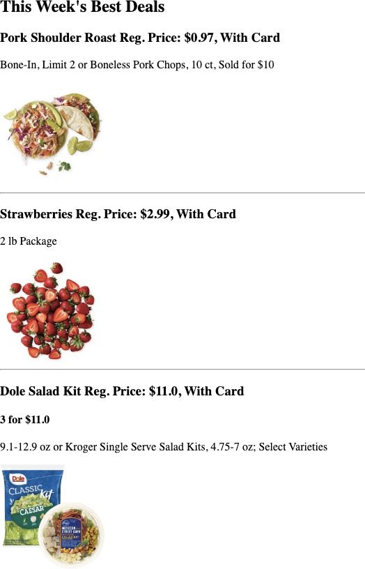 Kroger Weekly Ad Preview 15th – 21st May 2024 Page 1
