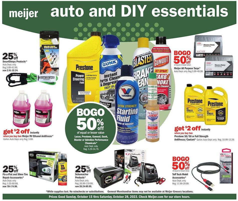 Meijer Ad Automotive 15th – 28th October 2023 Page 1