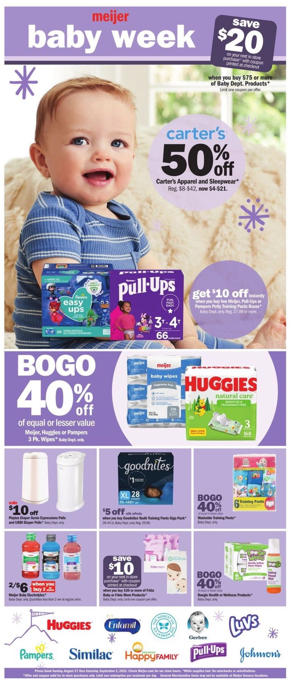 Meijer Ad Baby 27th August – 2nd September 2023 Page 1