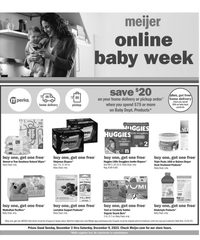 Meijer Ad Baby 3rd – 9th December 2023 page 1 thumbnail