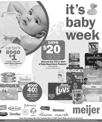 Meijer Ad Baby 5th – 11th May 2024 page 1 thumbnail