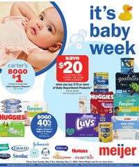 Meijer Ad Baby 5th – 11th May 2024 page 1 thumbnail