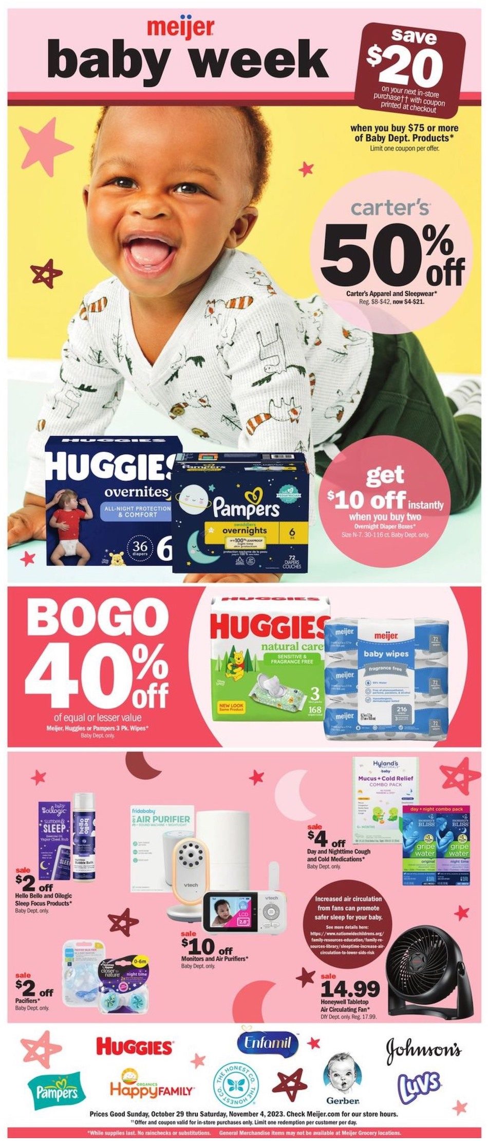 Meijer Ad Baby 29th October – 4th November 2023 Page 1