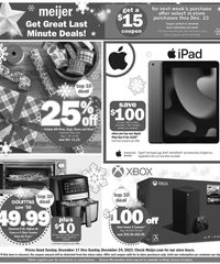 Meijer Ad Christmas 17th – 24th December 2023 page 1 thumbnail