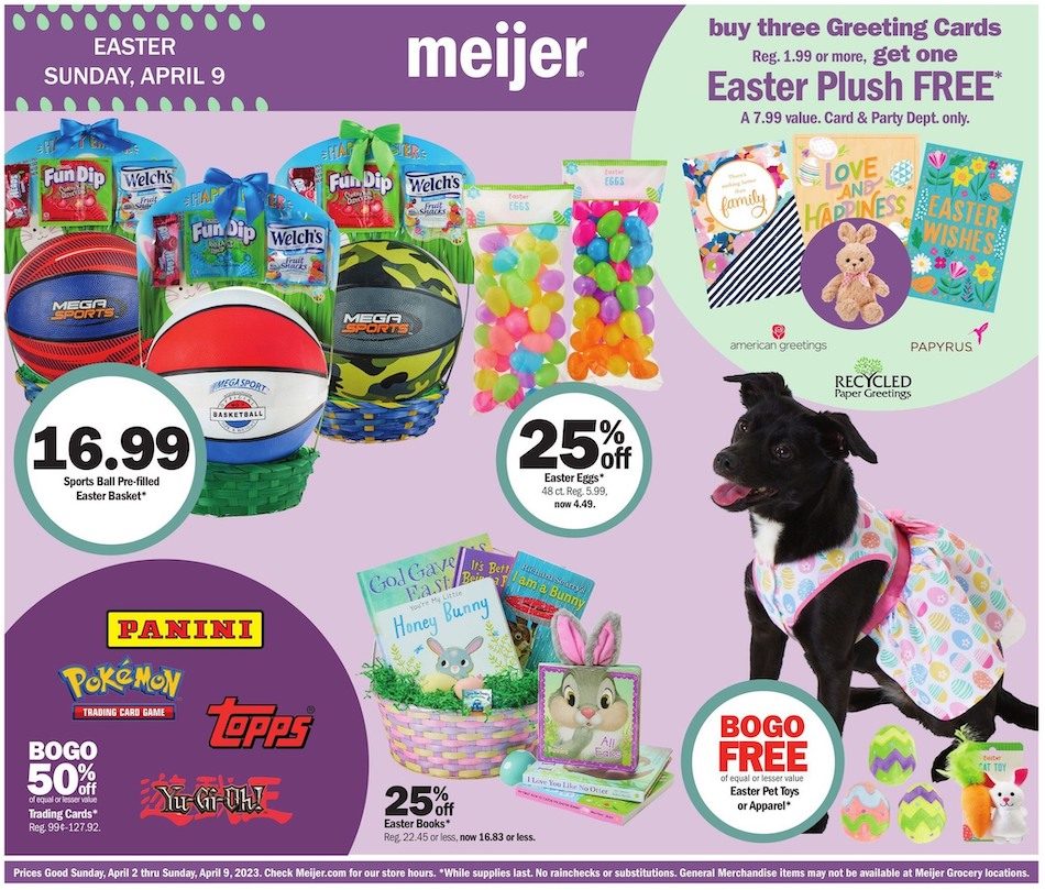 Meijer Ad Easter 2nd – 9th April 2023 Page 1