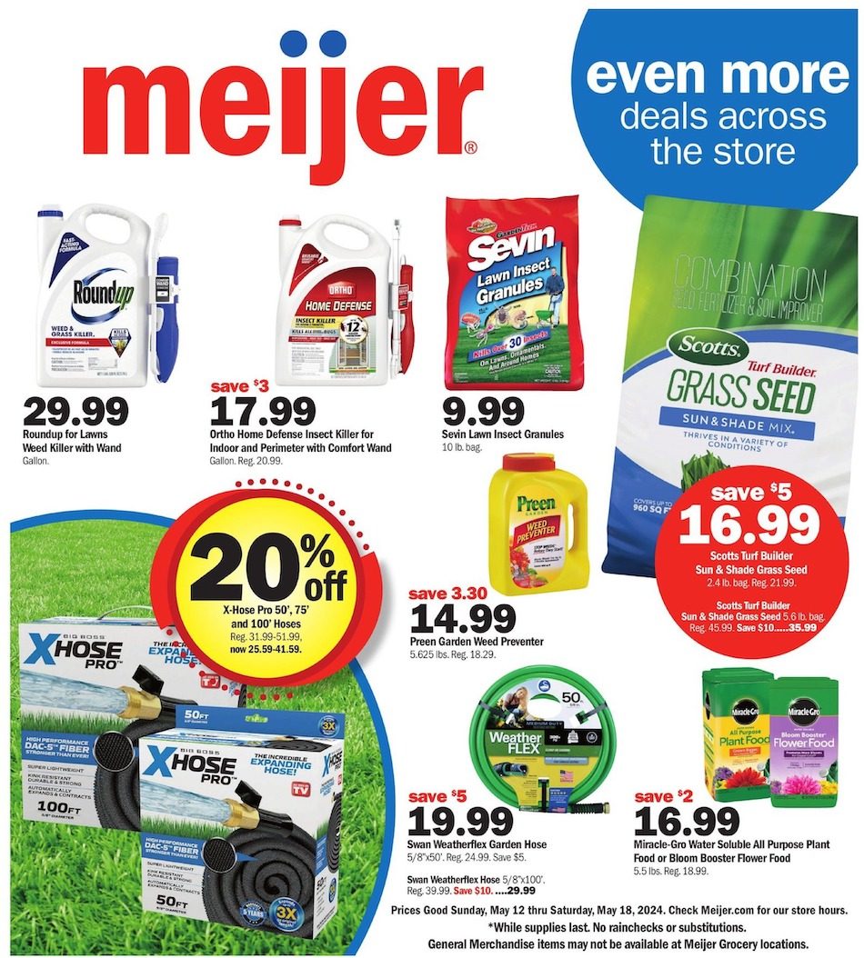 Meijer Ad Garden 12th – 18th May 2024 Page 1