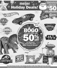 Meijer Ad Holiday 3rd – 9th December 2023 page 1 thumbnail