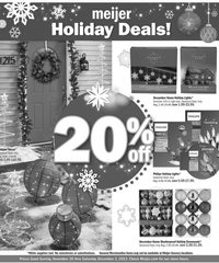 Meijer Ad Holiday 26th November – 2nd December 2023 page 1 thumbnail