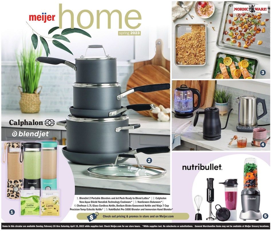 Meijer Ad Home Spring 26th Feb 2023 – 15th Apr 2023 Page 1