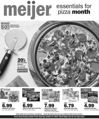 Meijer Ad Pizza 8th – 14th October 2023 page 1 thumbnail