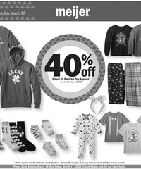 Meijer Ad St Patrick’s Day 12th – 17th March 2023 page 1 thumbnail