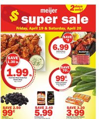 Meijer Ad Super Sale 19th – 20th April 2024 page 1 thumbnail