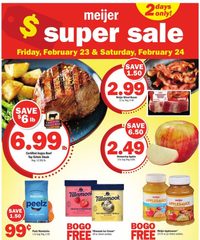 Meijer Ad Super Sale 23rd – 24th February 2024 page 1 thumbnail