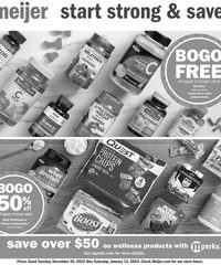 Meijer Ad Vitamins 26th December – 13th January 2024 page 1 thumbnail
