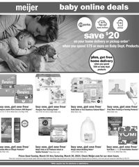 Meijer Baby Ad 24th – 30th March 2024 page 1 thumbnail