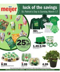 Meijer St Patrick’s Day 10th – 17th March 2024 page 1 thumbnail
