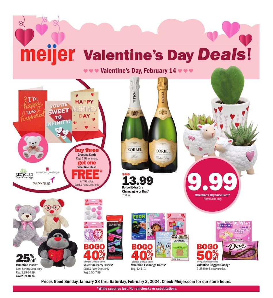 Meijer Valentine’s Day 28th January – 3rd February 2024 Page 1