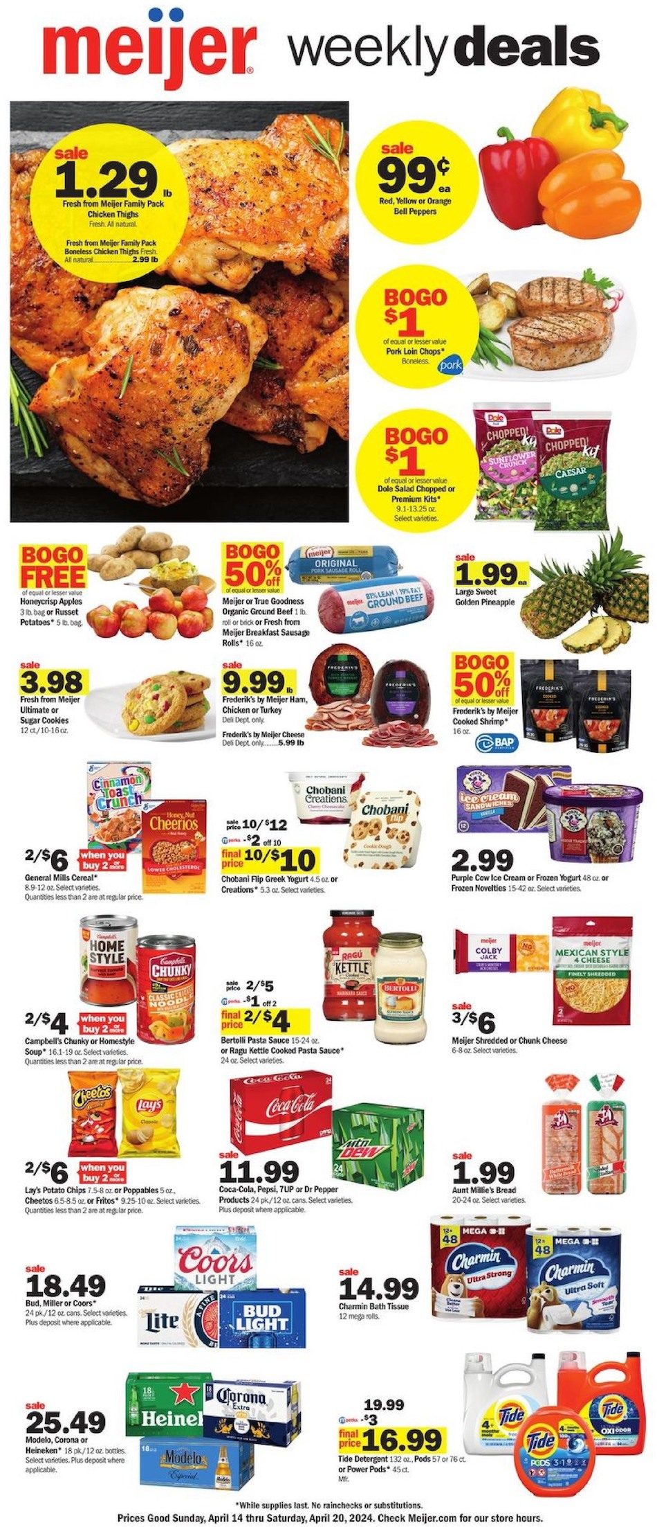 Meijer Weekly Ad 14th – 20th April 2024 Page 1
