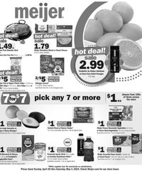 Meijer Weekly Ad 28th April – 4th May 2024 page 1 thumbnail