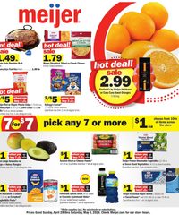 Meijer Weekly Ad 28th April – 4th May 2024 page 1 thumbnail