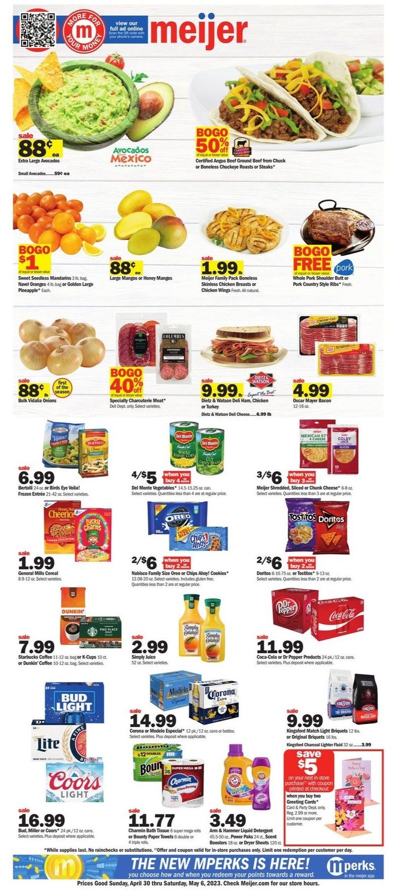 Meijer Weekly Ad Sale 30th April – 6th May 2023 Page 1