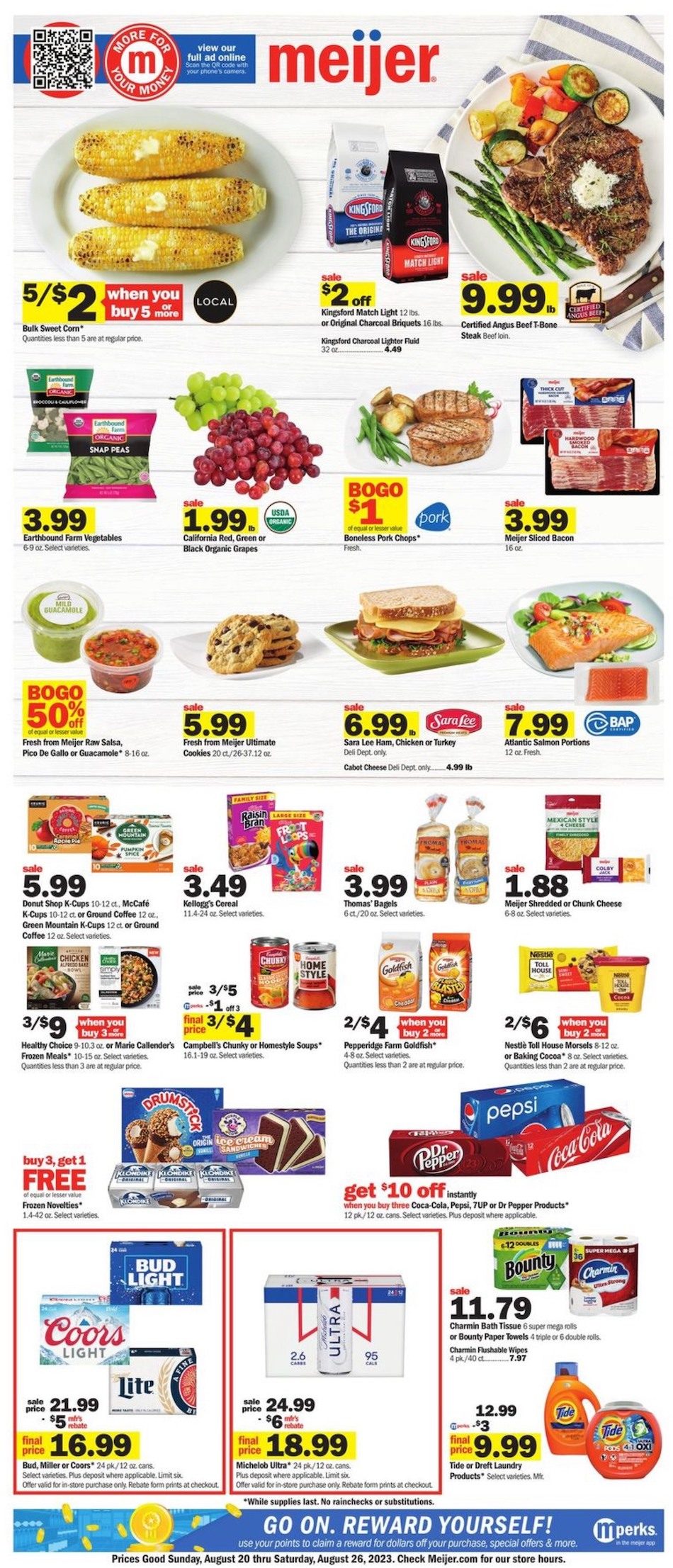 Meijer Weekly Ad 20th – 26th August 2023 Page 1