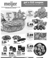 Meijer Weekly Ad 28th January – 3rd February 2024 page 1 thumbnail