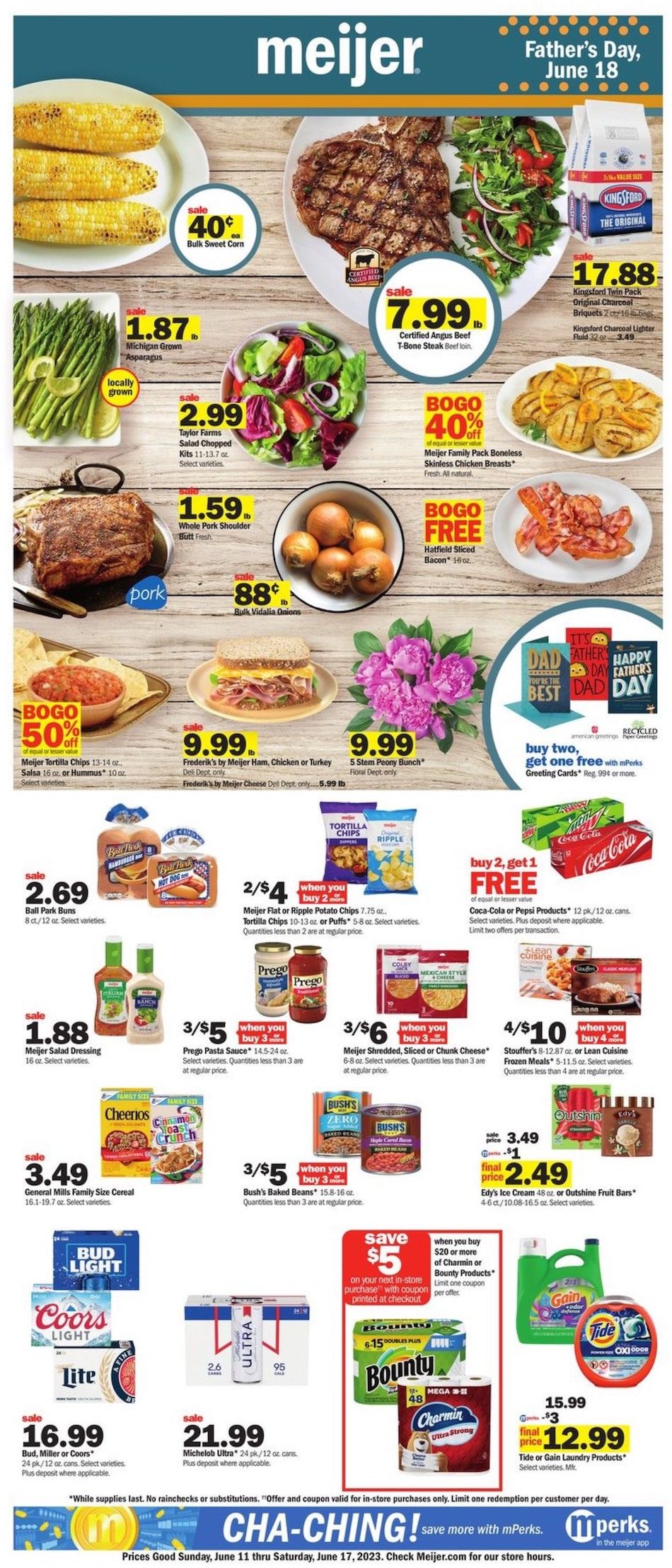 Meijer Weekly Ad 11th – 17th June 2023 Page 1