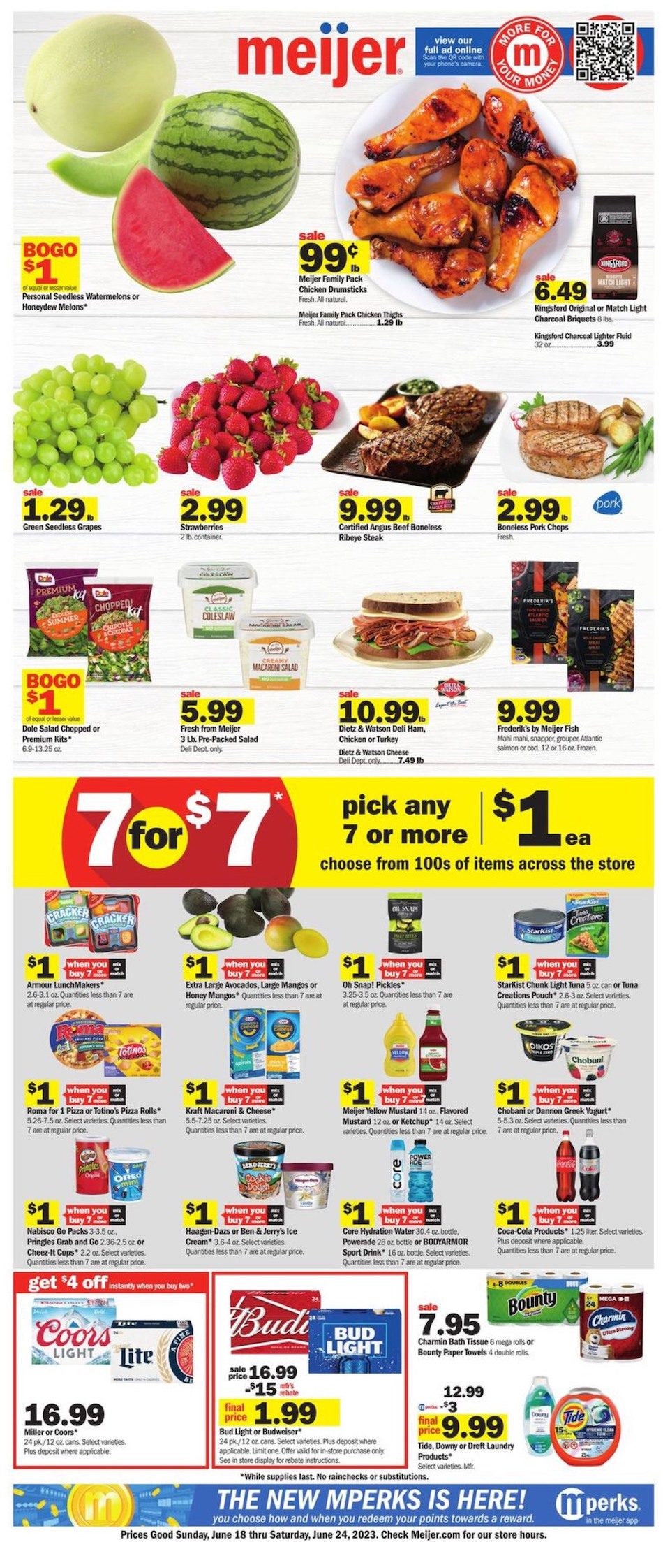 Meijer Weekly Ad 18th – 24th June 2023 Page 1