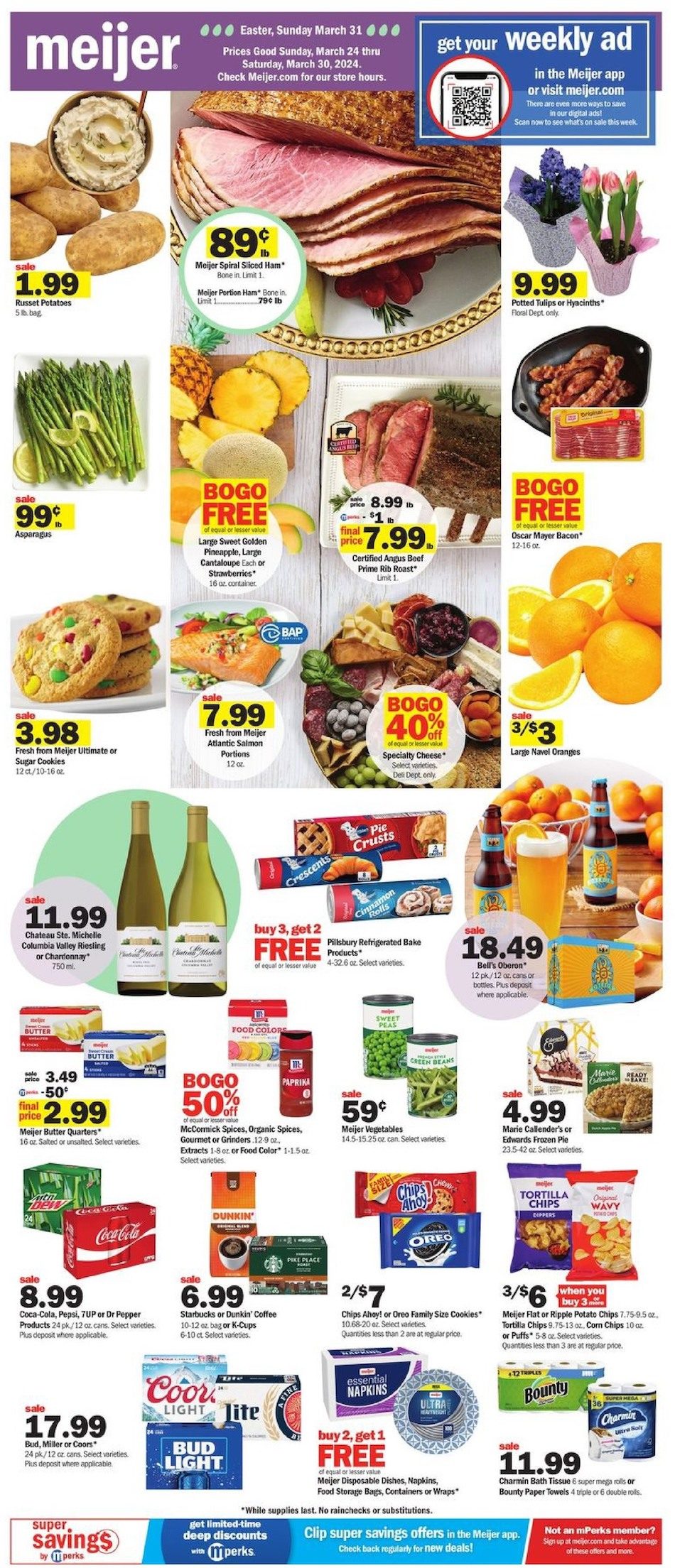 Meijer Weekly Ad 24th – 30th March 2024 Page 1