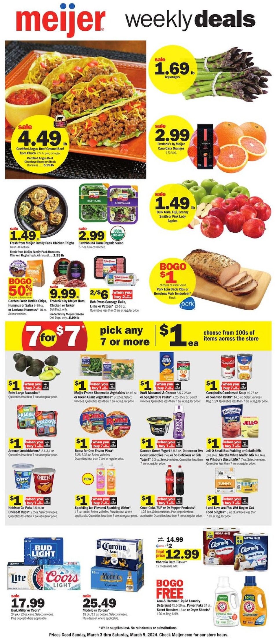 Meijer Weekly Ad 3rd – 9th March 2024 Page 1