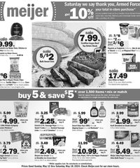 Meijer Weekly Ad 12th – 18th May 2024 page 1 thumbnail