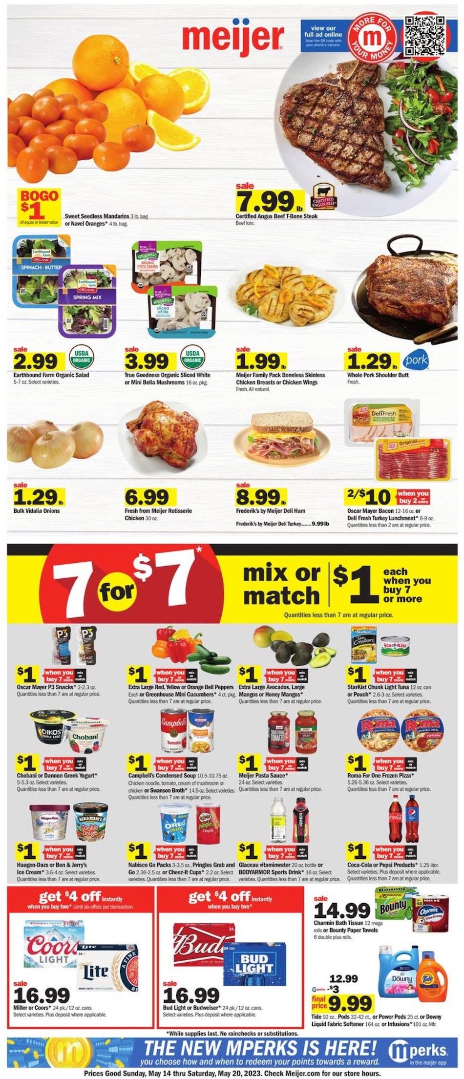 Meijer Weekly Ad Sale 14th – 20th May 2023 Page 1