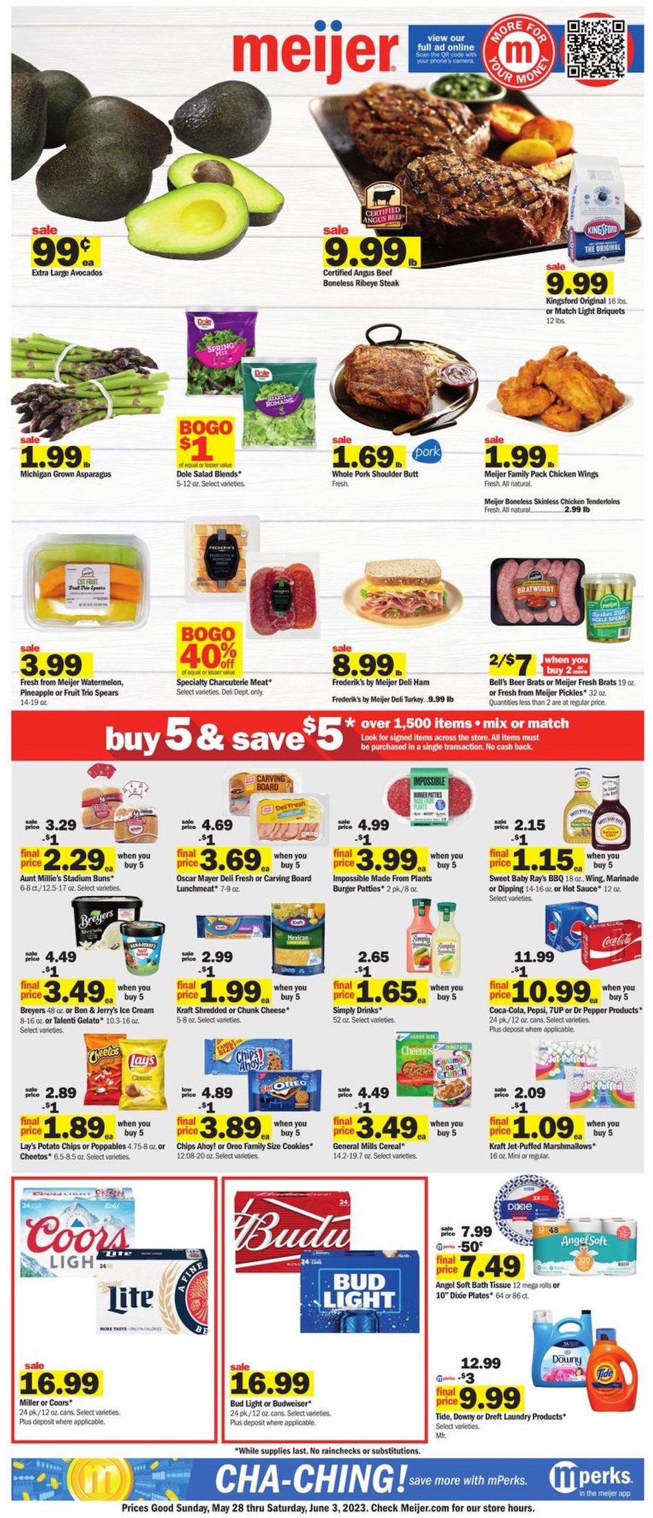 Meijer Weekly Ad May 28th May – 3rd June 2023 Page 1