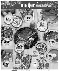 Meijer Weekly Ad Thanksgiving 19th – 25th November 2023 page 1 thumbnail