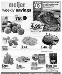 Meijer Weekly Ad 15th – 21st October 2023 page 1 thumbnail