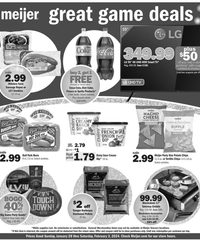Meijer Weekly Ad Super Bowl 28th January – 3rd February 2024 page 1 thumbnail