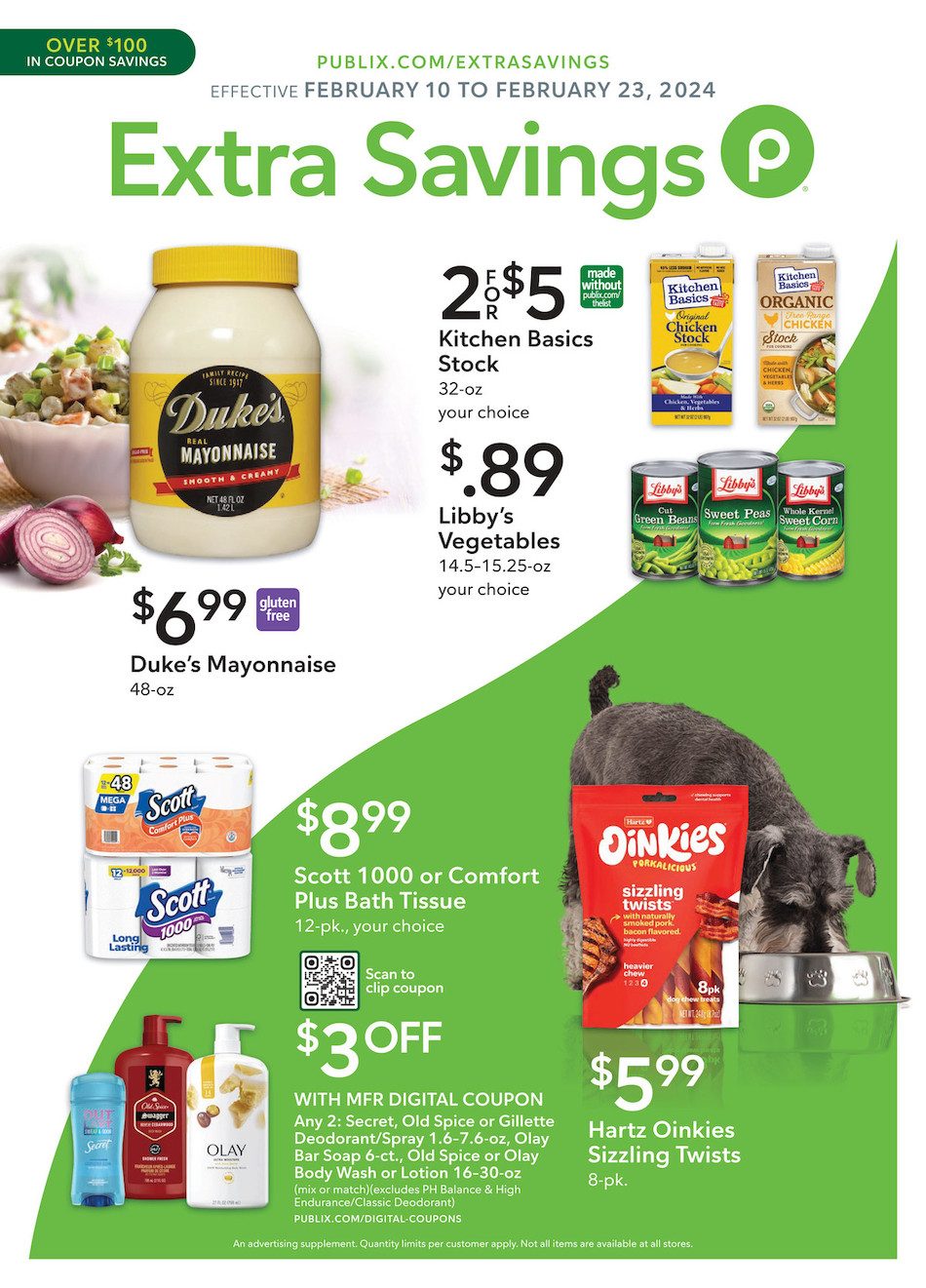 Publix Ad Extra Savings 10th – 23rd February 2024 Page 1