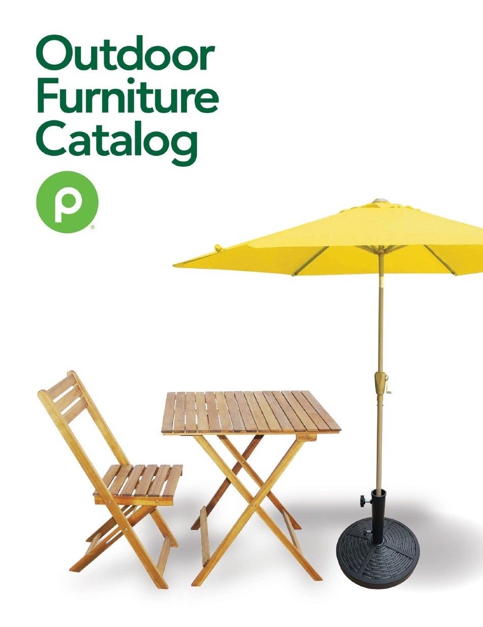 Publix Ad Outdoor Furniture 9th May – 30th August 2023 Page 1