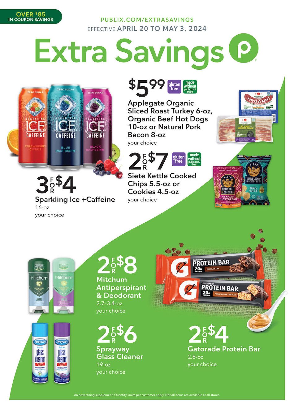 Publix Weekly Ad Extra Savings 20th April – 3rd May 2024 Page 1