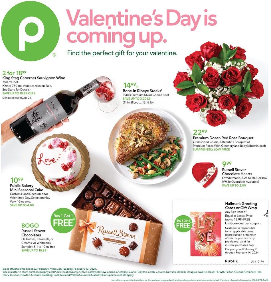 Publix Weekly Ad 7th – 13th February 2024 Page 1