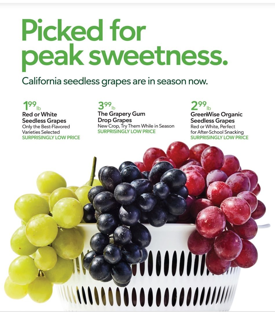 Publix Weekly Ad Grapes 23rd – 29th August 2023 Page 1