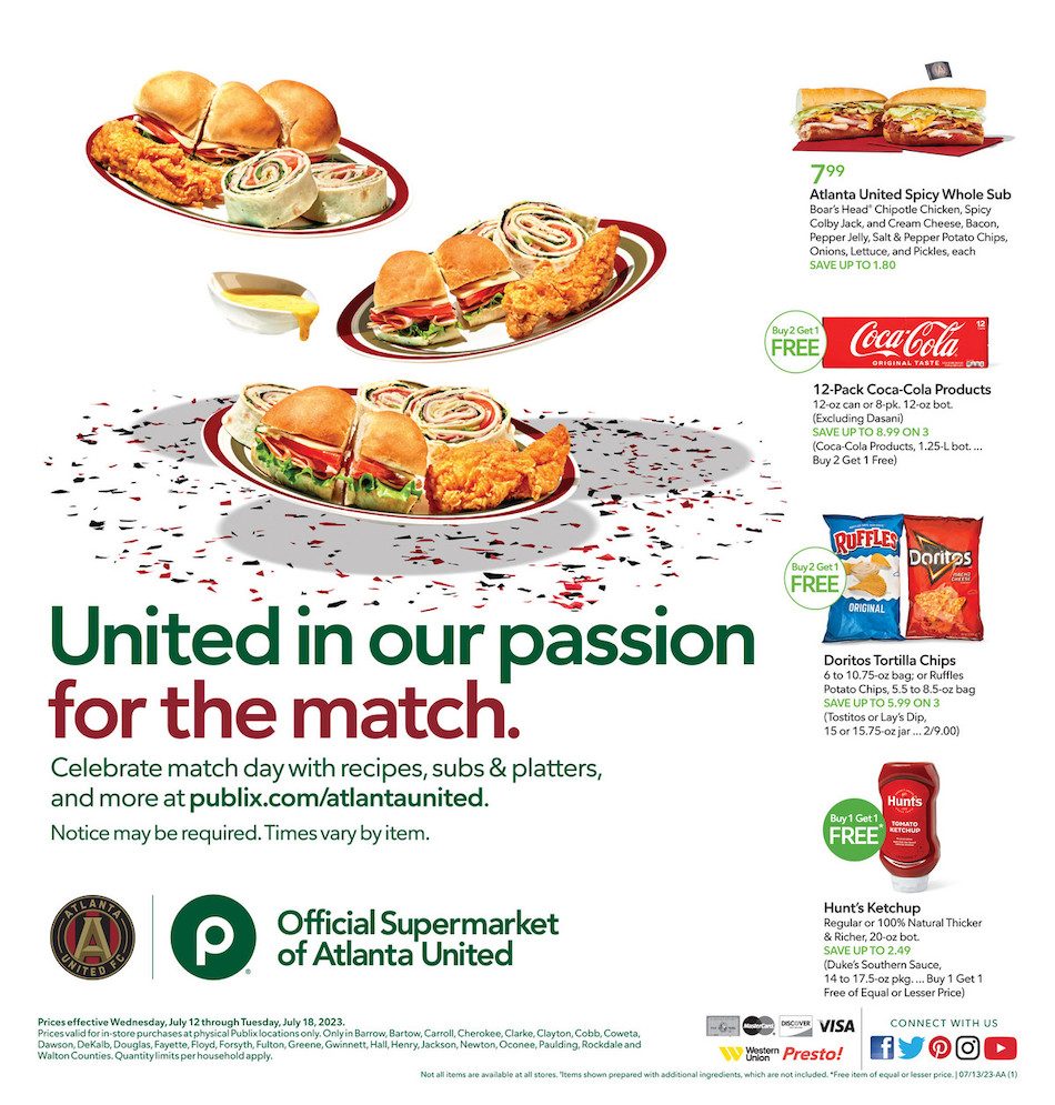 Publix Weekly Ad 12th – 18th July 2023 Page 1