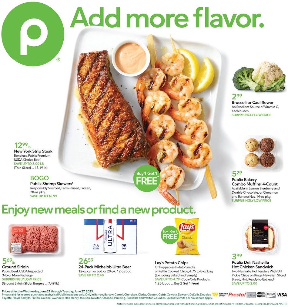 Publix Weekly Ad 21st – 27th June 2023 Page 1