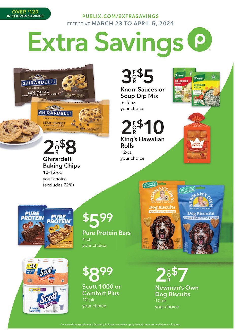 Publix Ad Extra Savings 23rd March – 5th April 2024 Page 1