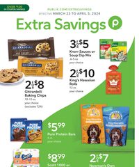 Publix Ad Extra Savings 23rd March – 5th April 2024 page 1 thumbnail
