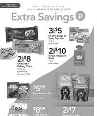 Publix Ad Extra Savings 23rd March – 5th April 2024 page 1 thumbnail
